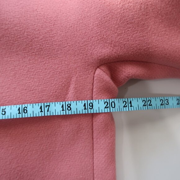 J. Crew Women Wool Coat 4 Italian Stadium Cloth Nello Gori Light Pink Cocoon - Picture 9 of 10